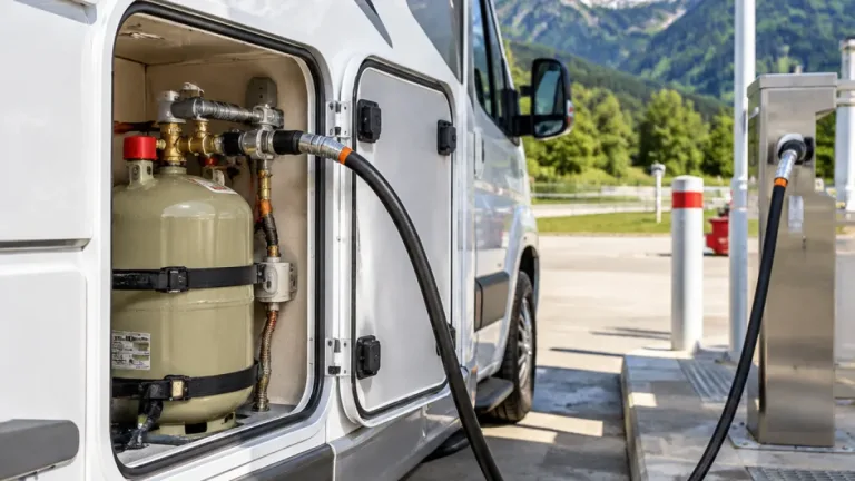 Flüssiggas-Tankflaschen dürfen unter Bedingungen an Autogastankstellen befüllt werden