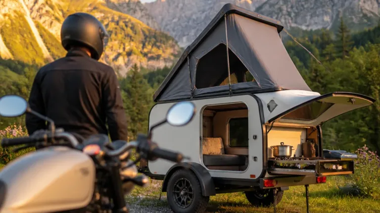 First Camper Micro: Mini‑Wohnwagen 299 kg, 4 Schlafplätze und Basispreis 4.899 Euro