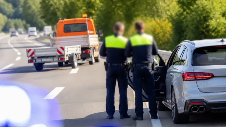 Gefährliches Spurwechselmanöver auf A48: Fahrer mit gefälschtem Führerschein und unter Drogen gestoppt