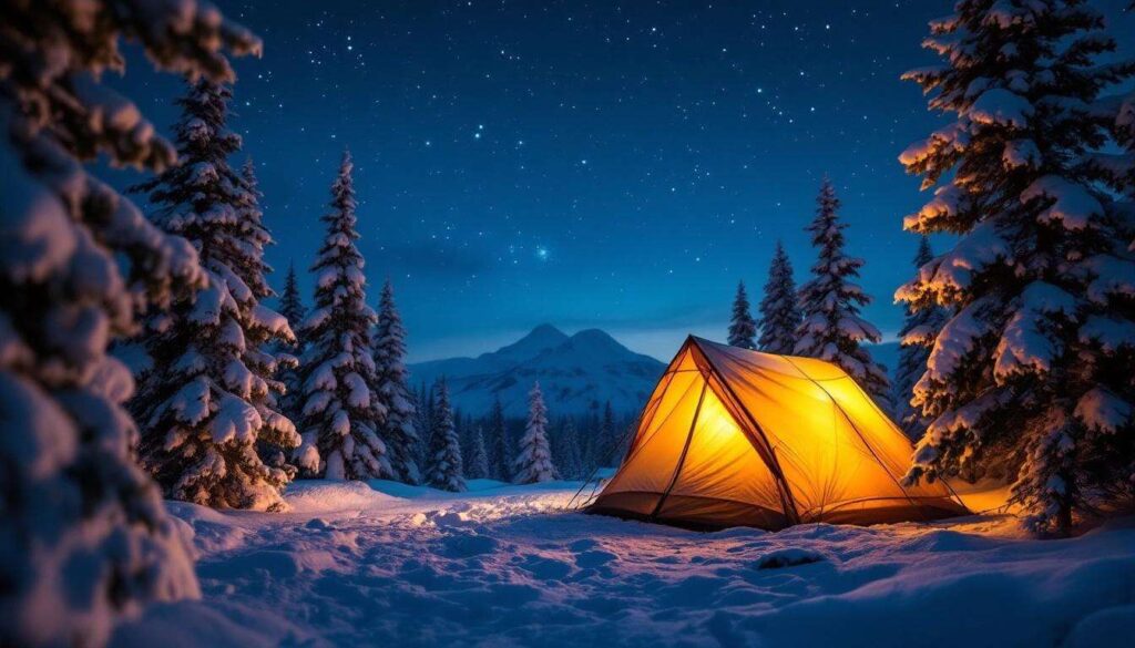 Bei Minusgraden im Schnee schlafen wird immer beliebter