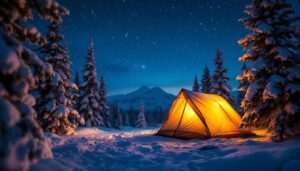 Bei Minusgraden im Schnee schlafen wird immer beliebter